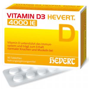 VITAMIN D3 HEVERT 4000 I.E. Tabletten